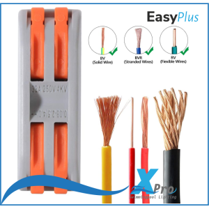 XPRO-SM45 - Bloque termainal de conexión de cables de 2 pines bloque de terminales rápidos universales - 