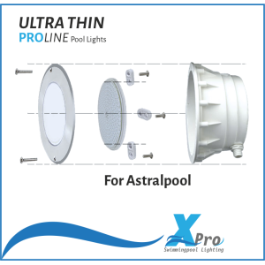 XPRO-SM260-W - Ultradune par56 replacement ring with pool lamp 18 - 35W - 