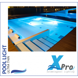 XPRO-SM600W - Surface Mounted LED Pool Lamp 12V DC 25 - 35W - 