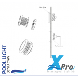 JA10-RGB - XPRO Spa LED-verlichting voor Hot Tub | Whirlpool bad | Spa | transparant | RGB - 