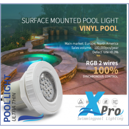 XPRO-SM920RGB - Luz de jacuzzi para piscinas de poliéster y liner 3w - 