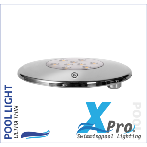 SM750W - Ultradunne SS316 met hars gevulde zwembadlamp 105 mm - 