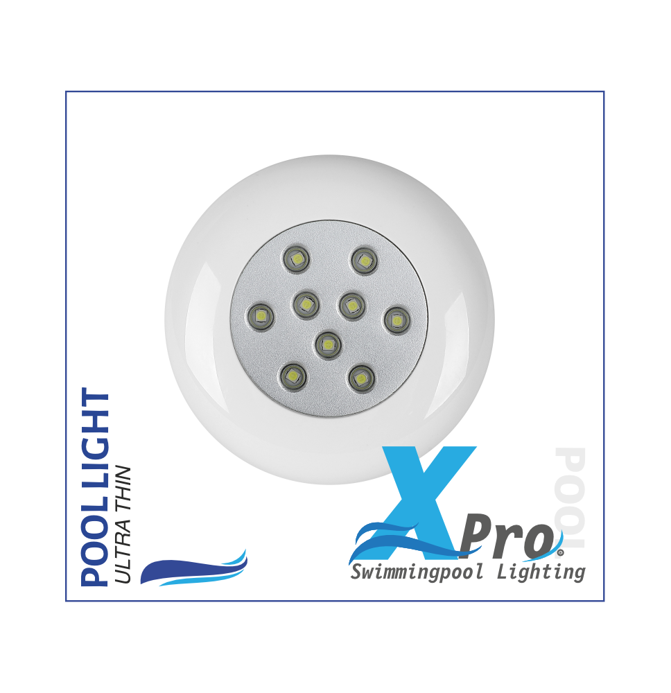 SM726W-9 - copy of XPRO 262mm Plug-In 2 Inch Fiberglass And Concrete LED Pool Light - SM726W-9 - copy of XPRO 262mm Plug-In 2 Inch Fiberglass And Concrete LED Pool Light -