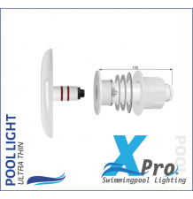 SM726W-9 - copy of XPRO 262mm Plug-In 2 Inch Fiberglass And Concrete LED Pool Light - SM726W-9 - copy of XPRO 262mm Plug-In 2 Inch Fiberglass And Concrete LED Pool Light -