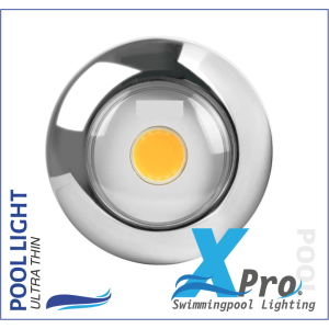 SM726W-9 - XPRO 62 mm Plug-In 1.5 Inch fiberglas en Beton LED Pool Light ( RVS ) - 