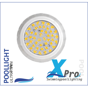 SM718W-9 - XPRO 98 mm Plug-In 2 Inch fiberglas en Beton LED Pool Light - 