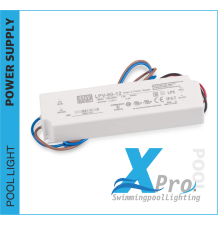 XPRO-BX60 - MEAN WELL LED-transformator 12 V/DC 60 W.  LPV-60-12 -