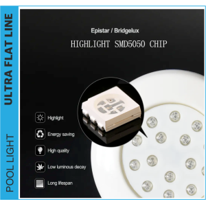 SM665W - Dunne led zwembadlamp 9W 125X25 mm - 