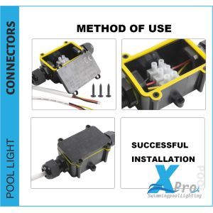 103-3 - Aansluitdoos 2-voudig IP68 waterdicht kabelverbinder zwart 5-9 mm - 