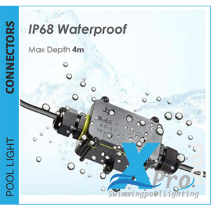 103-3 - Aansluitdoos 2-voudig IP68 waterdicht kabelverbinder zwart 5-9 mm - 