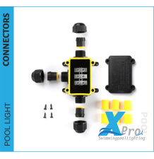 SM103-3 - copy of Junction box 2-gang IP68 waterproof cable connector black 5-9 mm - 