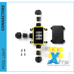 SM103-3 - Aansluitdoos 3-voudig IP68 waterdicht kabelverbinder zwart 5-9 mm - 