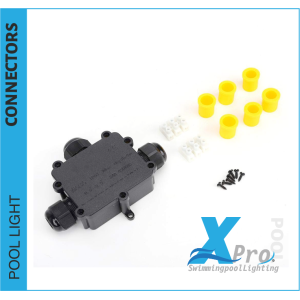 SM103-3 - Aansluitdoos 3-voudig IP68 waterdicht kabelverbinder zwart 5-9 mm - 