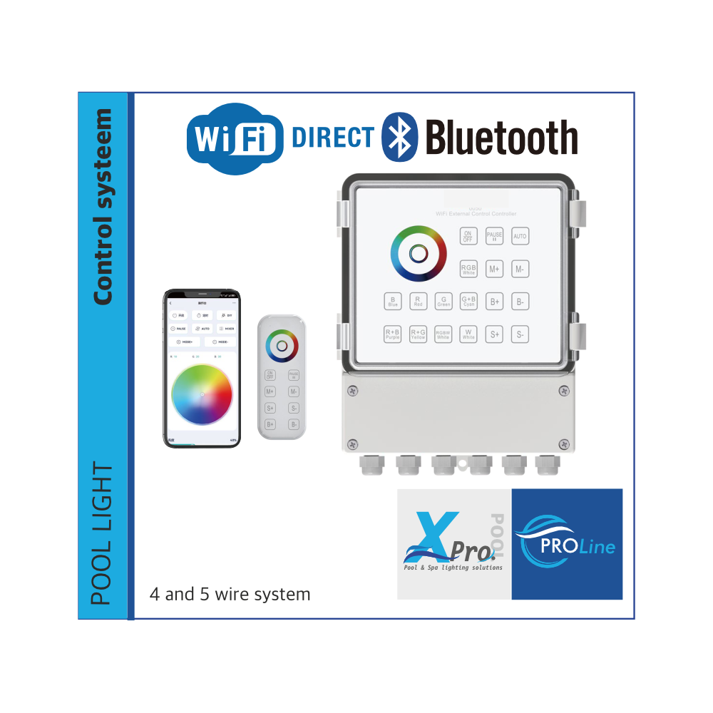 PROLINE | Controlador LED con mando a distancia - Wifi - Bluetooth 12v / 24v