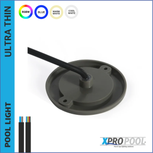 XPRO | Ultrathin 100x8mm LED Pool Light 10 watt | WHITE - RGB+W | Grey