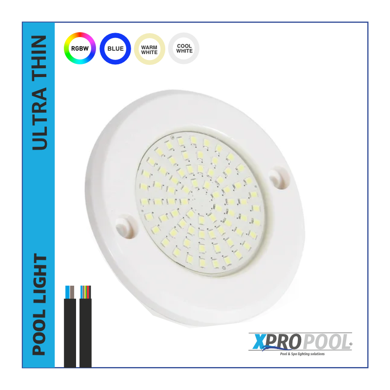 Ultradunne 100 x 8mm LED Zwembadverlichting 10 watt