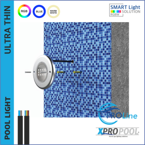 PROLINE | 150 mm Edelstahl-Einbau- und Aufbaulampe | 18-25W