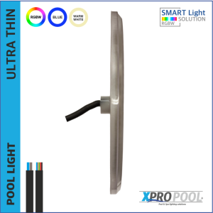 XPRO | Ultrathin 220x8mm LED Pool Light 25w - 35w | WHITE - RGB+W