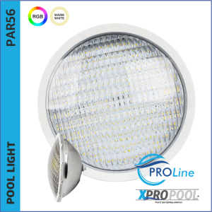 PROLINE | Pool Ersatzlampe PAR56 RGB - RGB-W 25W-35W  LED Edelstahl