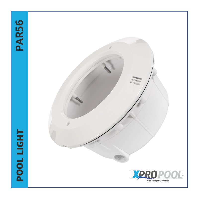 Nicho empotrable ABS PAR56 para piscinas de liner.