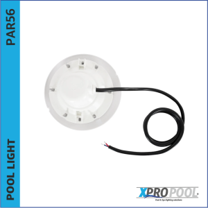 Nicho empotrable ABS PAR56 para piscinas de hormigón.