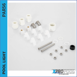 Nicho empotrable ABS PAR56 para piscinas de hormigón.