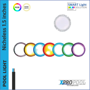 Nicheless Pool Lampe 12 Watt Weiß - Farbe LED für Pool und Whirlpool Spa