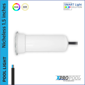 Nicheless lámpara de la piscina 12 vatios blanco - color LED para piscina y bañera de hidromasaje Spa