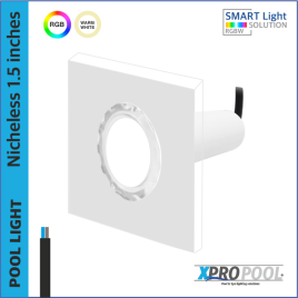 Nicheless Pool Lampe 12 Watt Weiß - Farbe LED für Pool und Whirlpool Spa