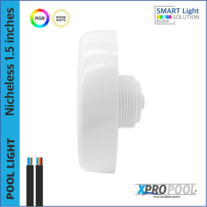 Nischenlose Pool-Leuchte 100X53 ABS | WARM WHITE  6 W | 1,5 Zoll