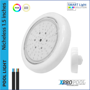 Nicheless luz de la piscina 100X53 ABS | BLANCO CÁLIDO 6 W | 1,5 pulgadas