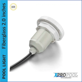 Jacuzzi / Spa lámpara para piscinas de poliéster y Liner 3w 2 pulgadas | blanco cálido