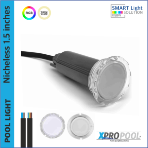 Nicheless lámpara de la piscina 12 vatios blanco - color LED para piscina y bañera de hidromasaje Spa
