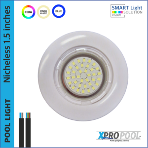 Nicheless pool light for Hot Tub | Whirlpool tub | Jacuzzi | 1.5 inch | 54x46x25 mm