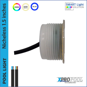 Nicheless pool light for Hot Tub | Whirlpool tub | Jacuzzi | 1.5 inch | 54x46x25 mm