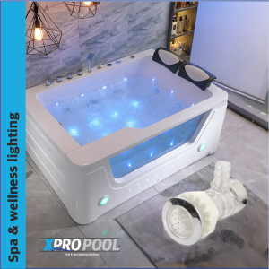 XPRO Jet jacuzzi Luces LED para Hot Tub | Bañera de hidromasaje | Spa | RGB |  21-61 mm