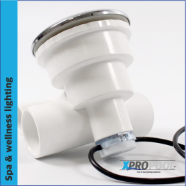 ABS pulverizador flexible 12V AC DC RGB impermeable bañera de hidromasaje jacuzzi jet luz led