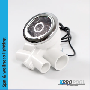 ABS pulverizador flexible 12V AC DC RGB impermeable bañera de hidromasaje jacuzzi jet luz led