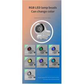 ABS pulverizador flexible 12V AC DC RGB impermeable bañera de hidromasaje jacuzzi jet luz led