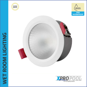Waterdichte Inbouwspot voor Natte Ruimtes - Warm Wit, IP65, 85xH65mm ,12w