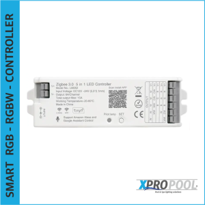 Zigbee 3.0 Led Strip Controller Dc12-24v Rgb Cct Rgbw 5in1 Dimmable Compatible With Smart Life
