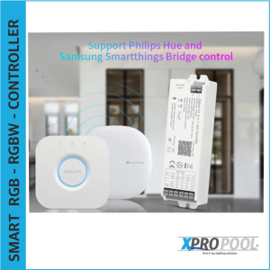 Contrôleur de bande LED Zigbee 3.0 Dc12-24v Rgb Cct Rgbw 5in1 Dimmable Compatible avec Smart Life