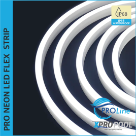 PROLINE | NEON FLEX LED STRIP silicone IP68 for swimming pool 21X11.5 custom-made