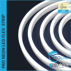 PROLINE | NEON FLEX LED STRIP silicona IP68 para piscina 21X11.5 MM a medida