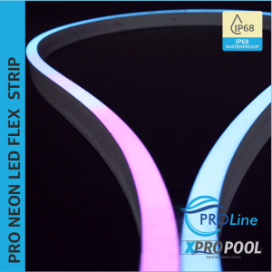 PROLINE | NEON FLEX LED STRIP silicona IP68 para piscina 21X11.5 MM a medida