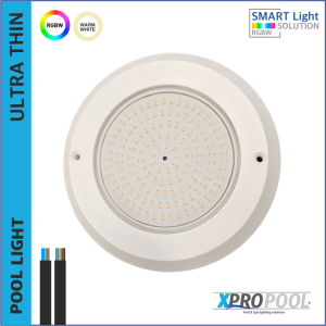 Ultrathin pool light 10w | 160x10 MM | Blanco Cálido / RGB+W