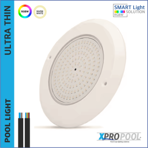 Ultrathin pool light 10w | 160x10 MM | Blanco Cálido / RGB+W