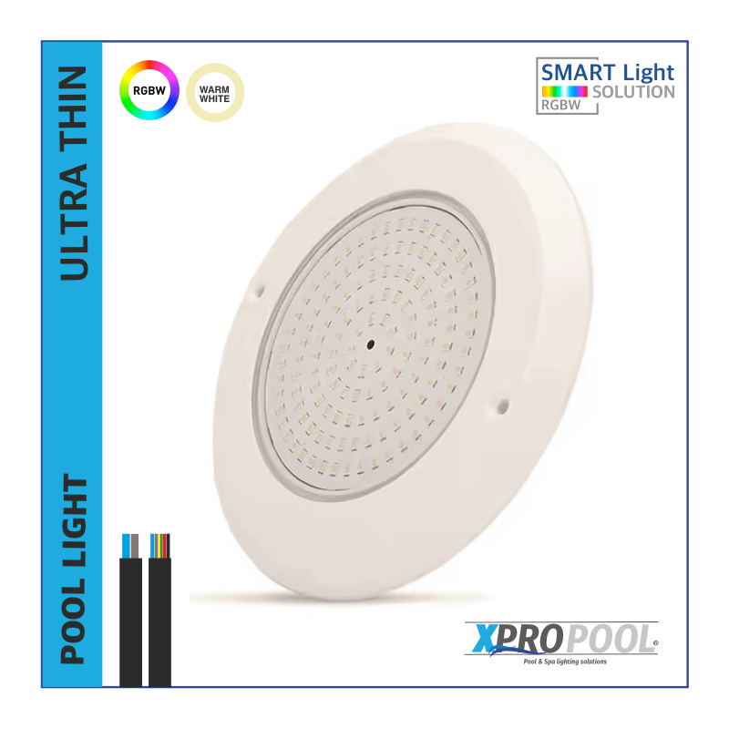 Ultrathin pool light 10w | 160x10 MM | Blanco Cálido / RGB+W