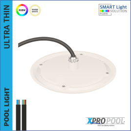 Ultradünne Schwimmbadleuchte 10w | 160x10 MM | Warmweiß / RGB+W