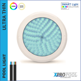 Ultrathin pool light 18w | 230x10 MM | Warm White / RGB+W
